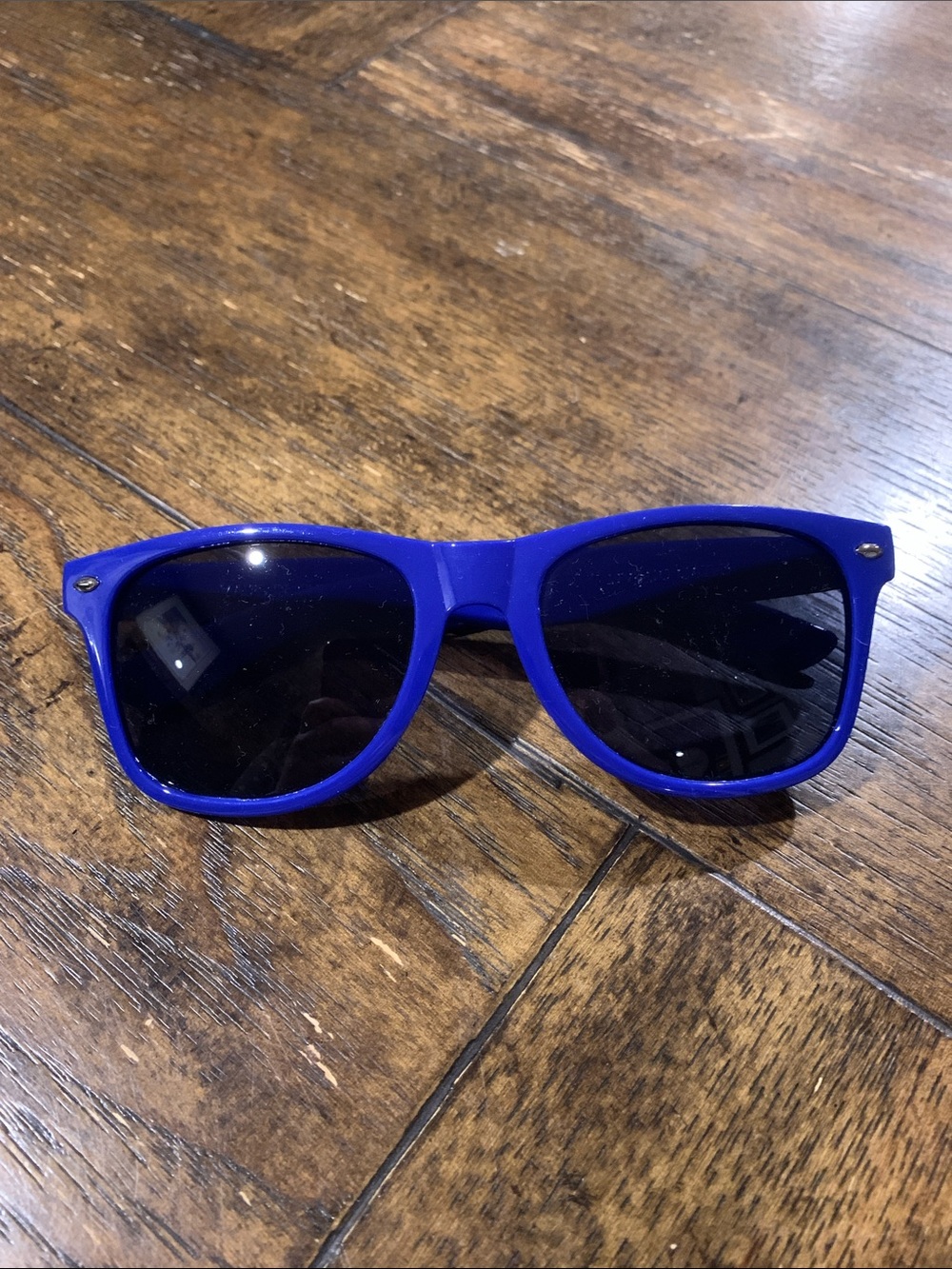 Blue Wayfarer-Style Sunglasses for Men